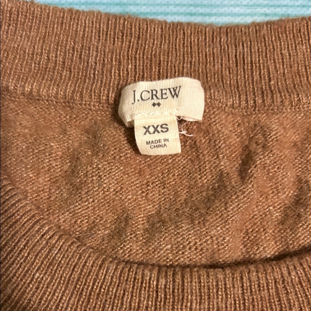 J. Crew Tan Knit Pullover - Picture 2 of 2